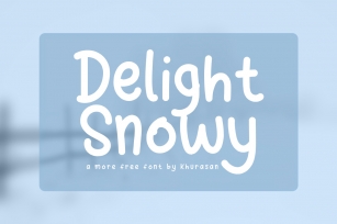 Delight Snowy Font Download