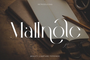 Mallnote Beauty Ligature Typeface Font Download