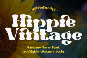 Hippie Vintage - Vintage Sans Font Font Download