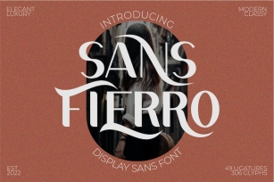 Sans Fierro - Display Sans Font Font Download