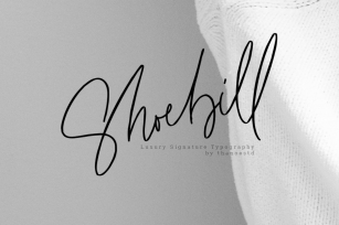 Shoebill Font Download