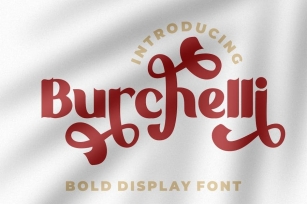 Burchelli - Bold Display Sans Font Font Download
