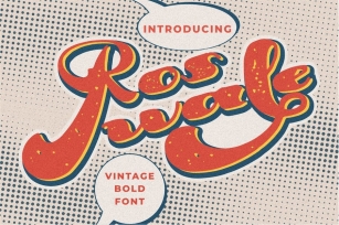Roswale - Vintage Bold Font Font Download