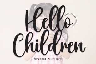 Hello Children Font Download