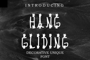 Hang Gliding Font Download