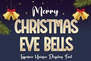Christmas Eve Bells Font Download