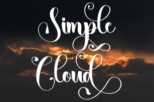 Simple Cloud Font Download