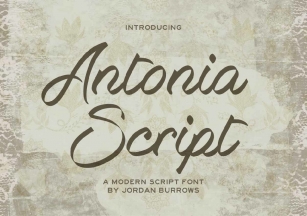 Antonia Script Font Download