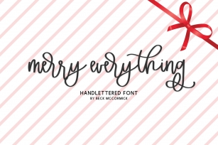 Merry Everything Font Download
