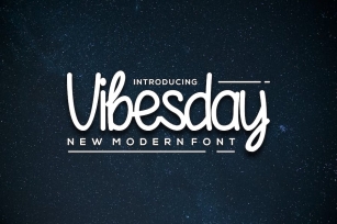 Vibesday font Font Download