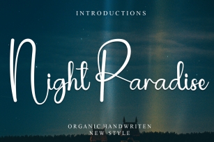 Night Paradise Font Download
