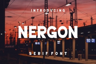 Nergon Font Font Download