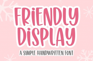 Friendly Display Font Download