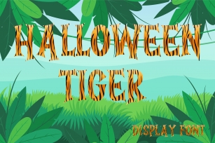Halloween Tiger Font Download