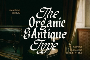 Organic Antique - Blackletter Fonts Font Download