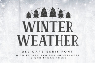 Winter Weather Font Download
