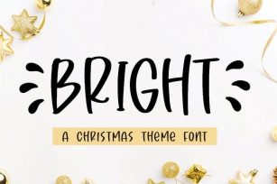 Bright - Christmas Theme Font Font Download