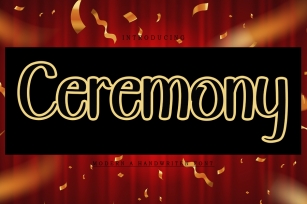 Ceremony Font Download