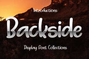 Backside Font Download