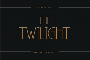 Thetwilight Font Download