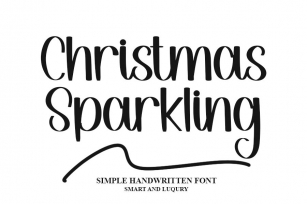 Christmas Sparkling Font Download