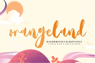 Orangeland - A Script Font Font Download