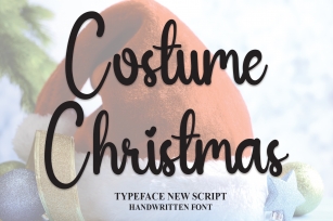 Costume Christmas Font Download