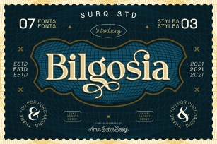 Bilgosia Serif Font Download