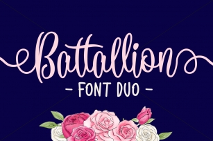 Battallion Scrip Font Download