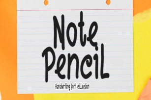 Note Pencil Font Download