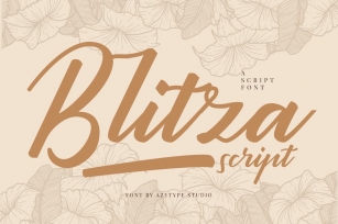 Blitza Script Font Download