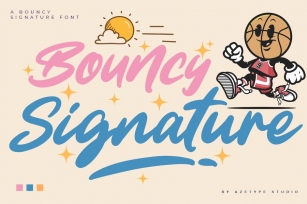 Bouncy Signature Font Download