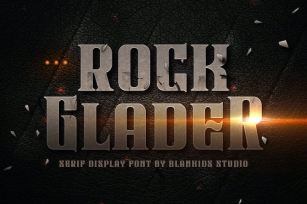 Rock Glader a Serif Display Font Font Download
