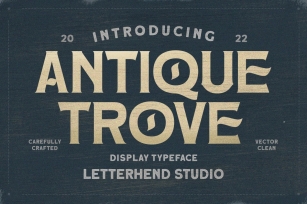 Antique Trove Font Download