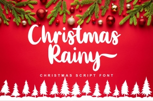 Christmas Rainy Font Download