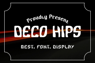 Deco Hips Font Download