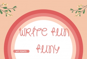 Write Fun Funy Font Download