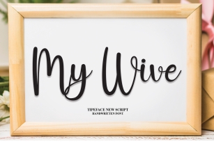My Wive Font Download