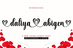 Daliya Abigen Font Download