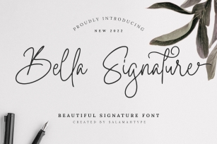 Bella Signature Font Download