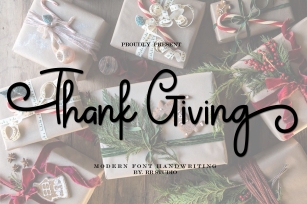 Thank Giving Font Download