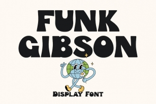 Funk Gibson - Display Font Font Download