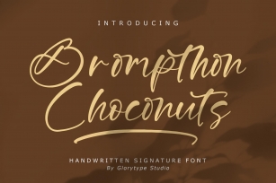 Brompthon Choconuts Font Download