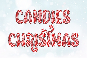 Candies Christmas Font Download