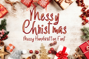 Messy Christmas Font Download