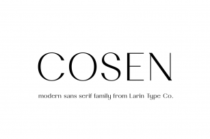 Cosen Font Download