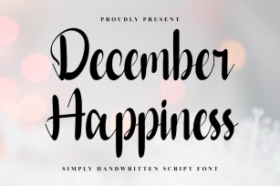 December Happiness Font Download
