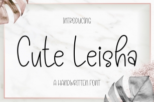 Cute Leisha Font Download