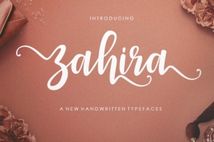 Zahira Scrip Font Download