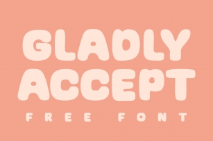 Gladly Accep Font Download